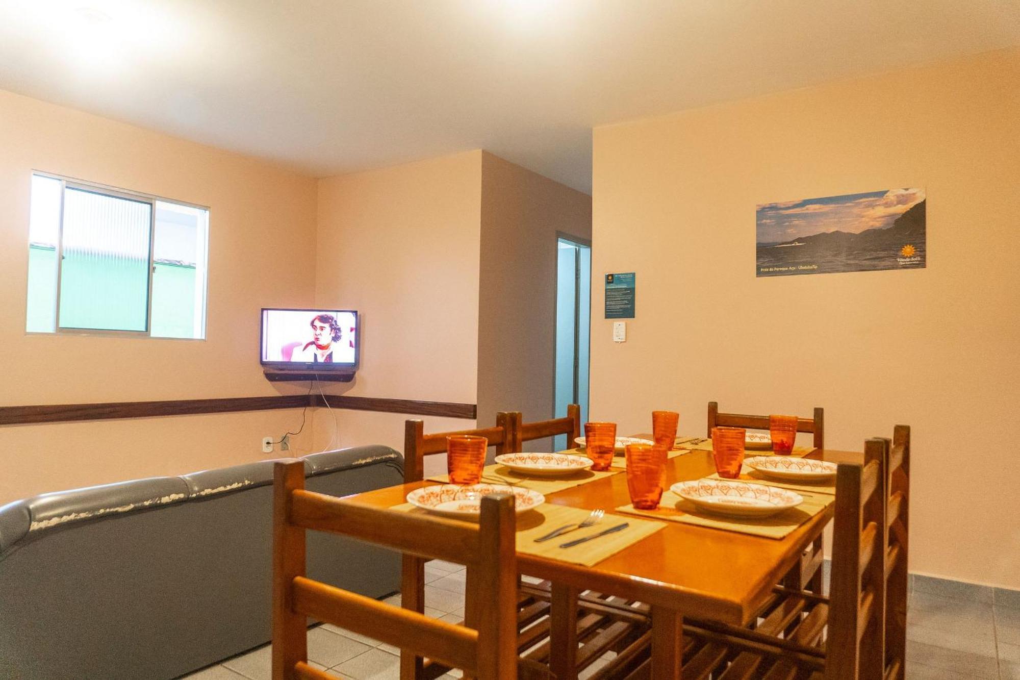 Apartamentos Incriveis Primeira Quadra Mar Wifi Ubatuba Dış mekan fotoğraf