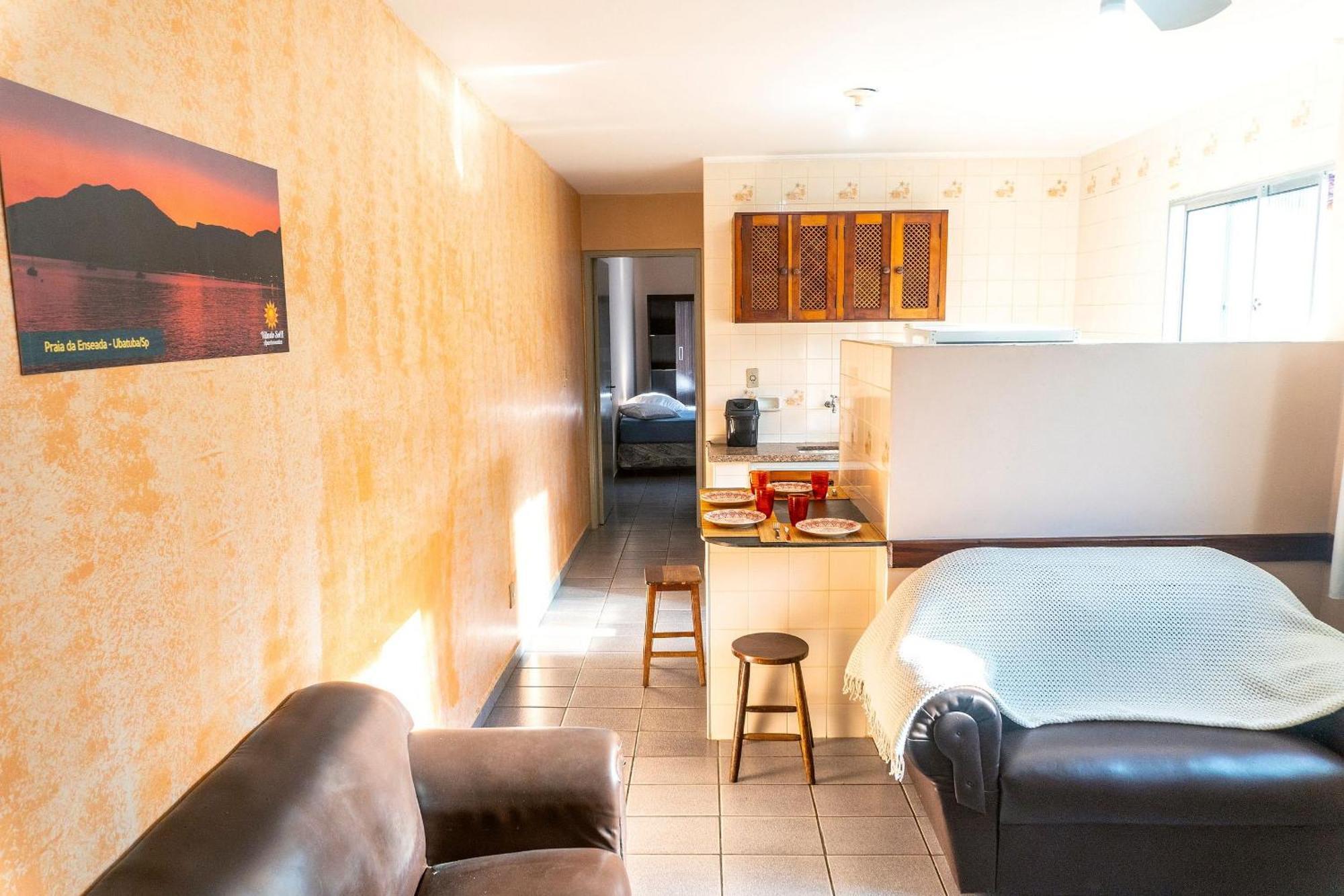 Apartamentos Incriveis Primeira Quadra Mar Wifi Ubatuba Dış mekan fotoğraf